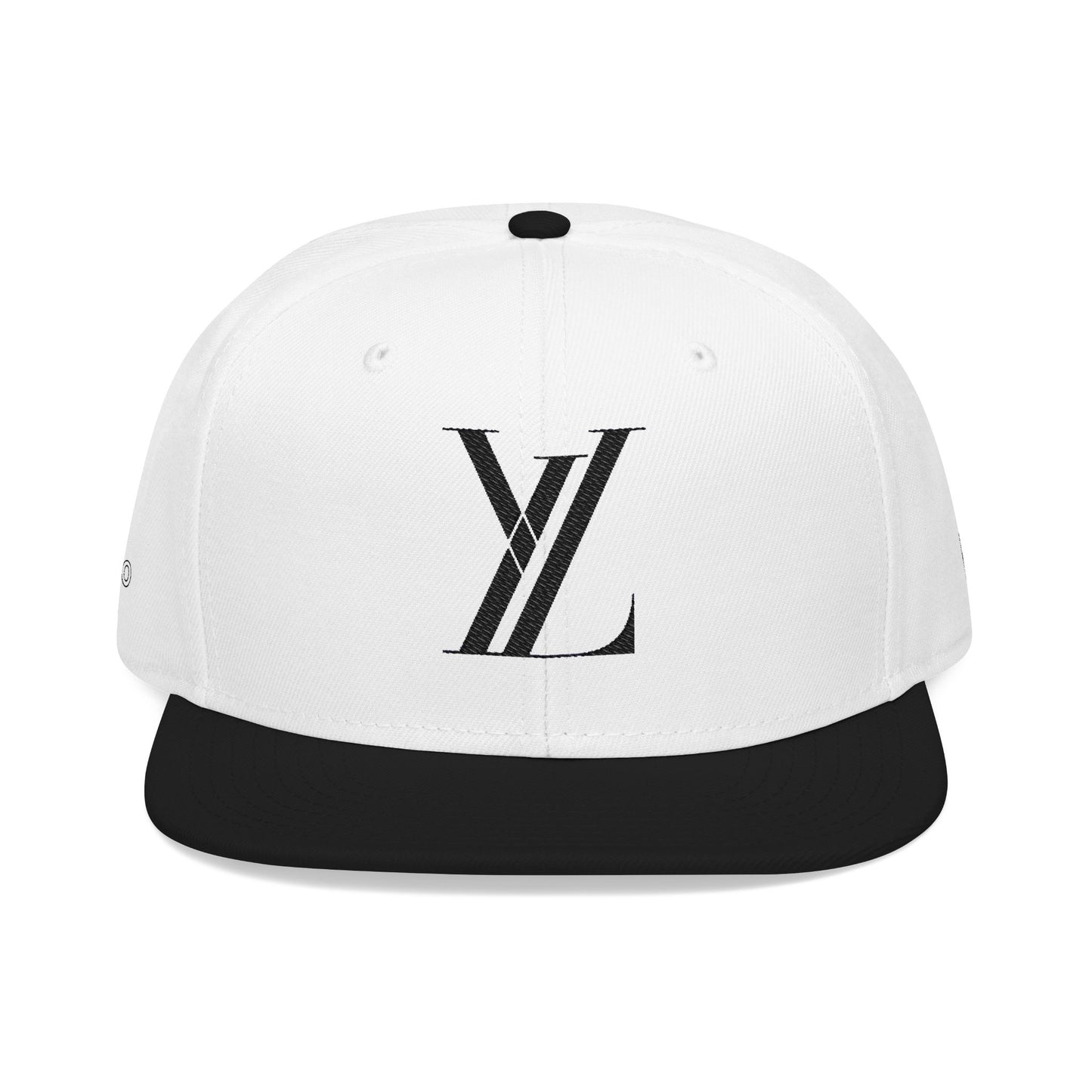 Embroidered YOLO Snapback by LABEL - Stylish White/ Black & Yellow Hat for Casual Outings