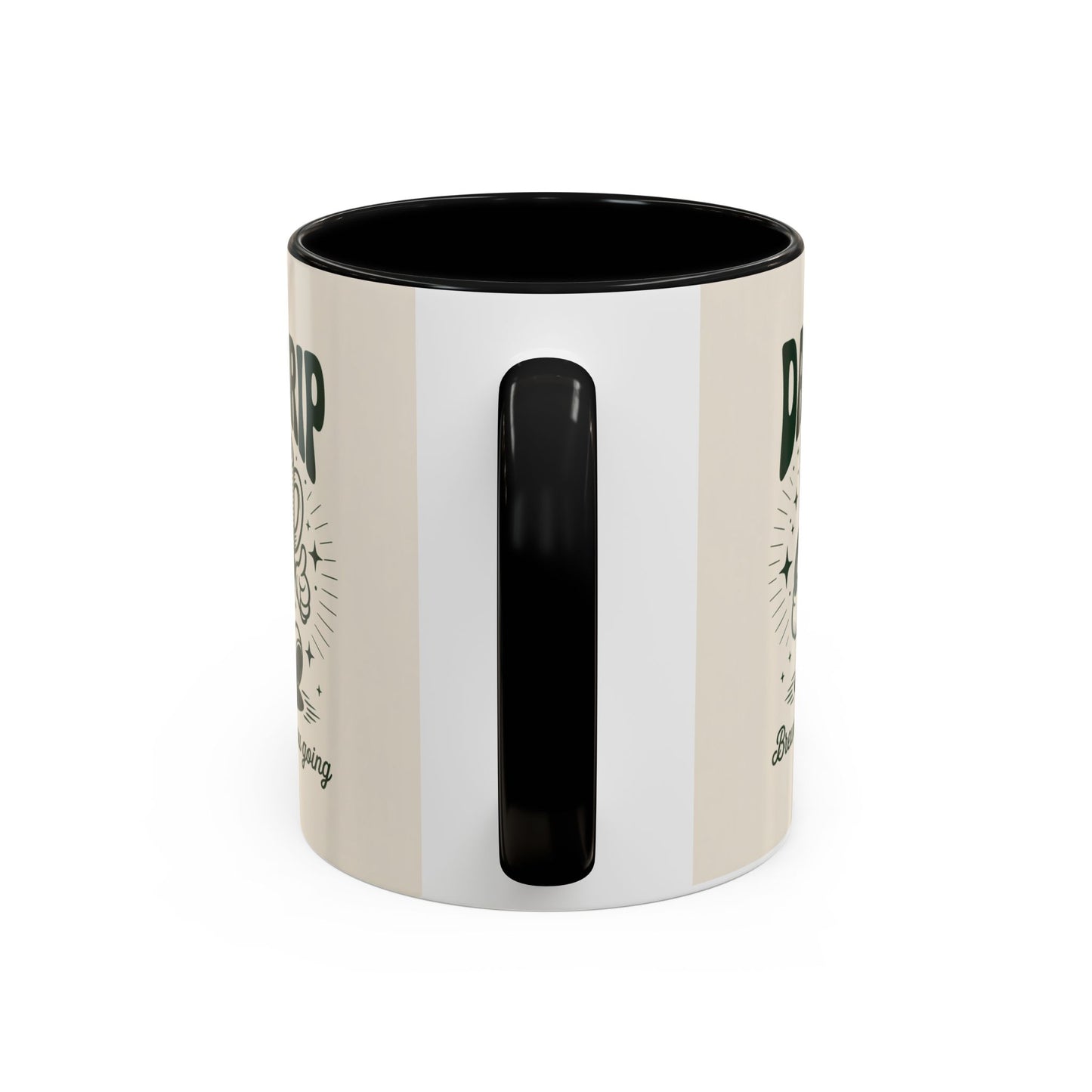 Coffee Drip Accent Mug | Funny Coffee Cup for Home, Office, Gift Ideas, Coffee Lovers, Birthday