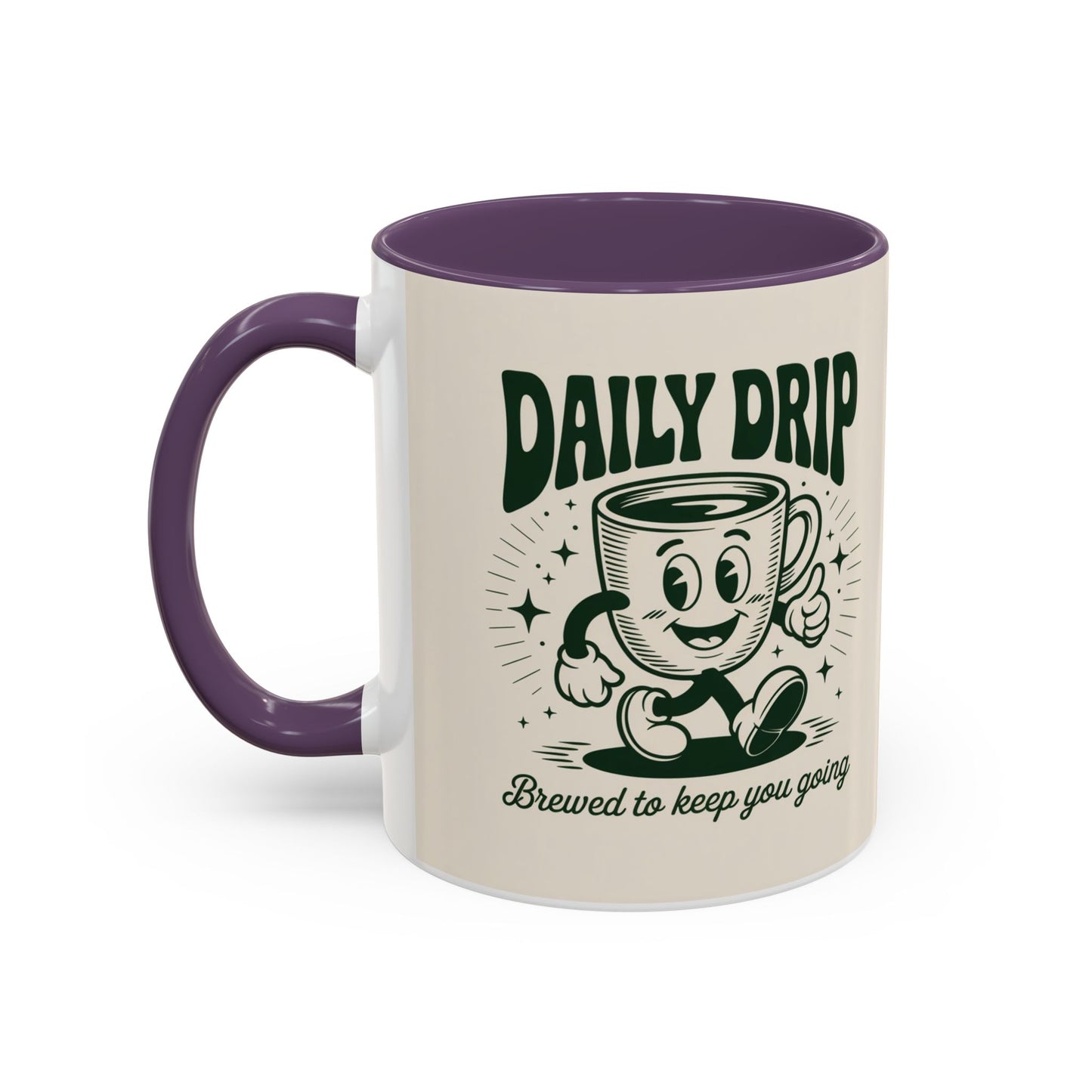 Coffee Drip Accent Mug | Funny Coffee Cup for Home, Office, Gift Ideas, Coffee Lovers, Birthday