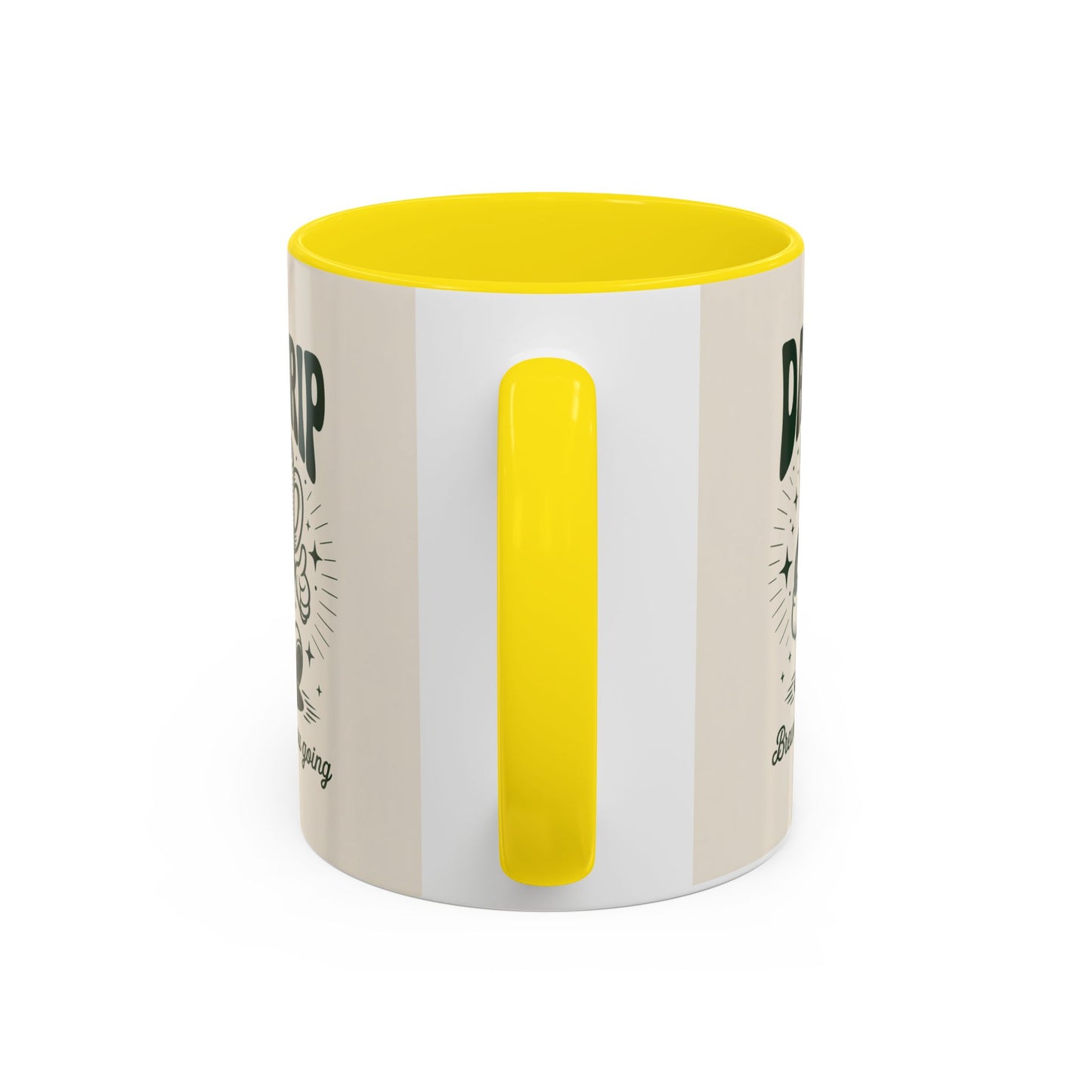 Coffee Drip Accent Mug | Funny Coffee Cup for Home, Office, Gift Ideas, Coffee Lovers, Birthday