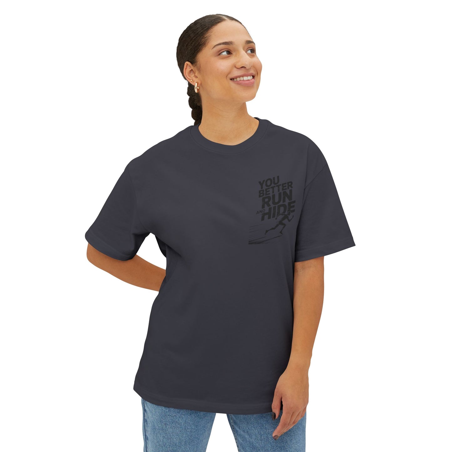 Unisex Oversized Boxy Tee | Chill Mood Tee, Graphic Tee for Ghost Lovers, Casual Wear, Fall Outfit, Gift for Halloween Enthusiasts