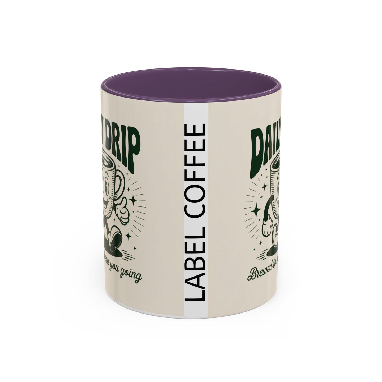 Coffee Drip Accent Mug | Funny Coffee Cup for Home, Office, Gift Ideas, Coffee Lovers, Birthday