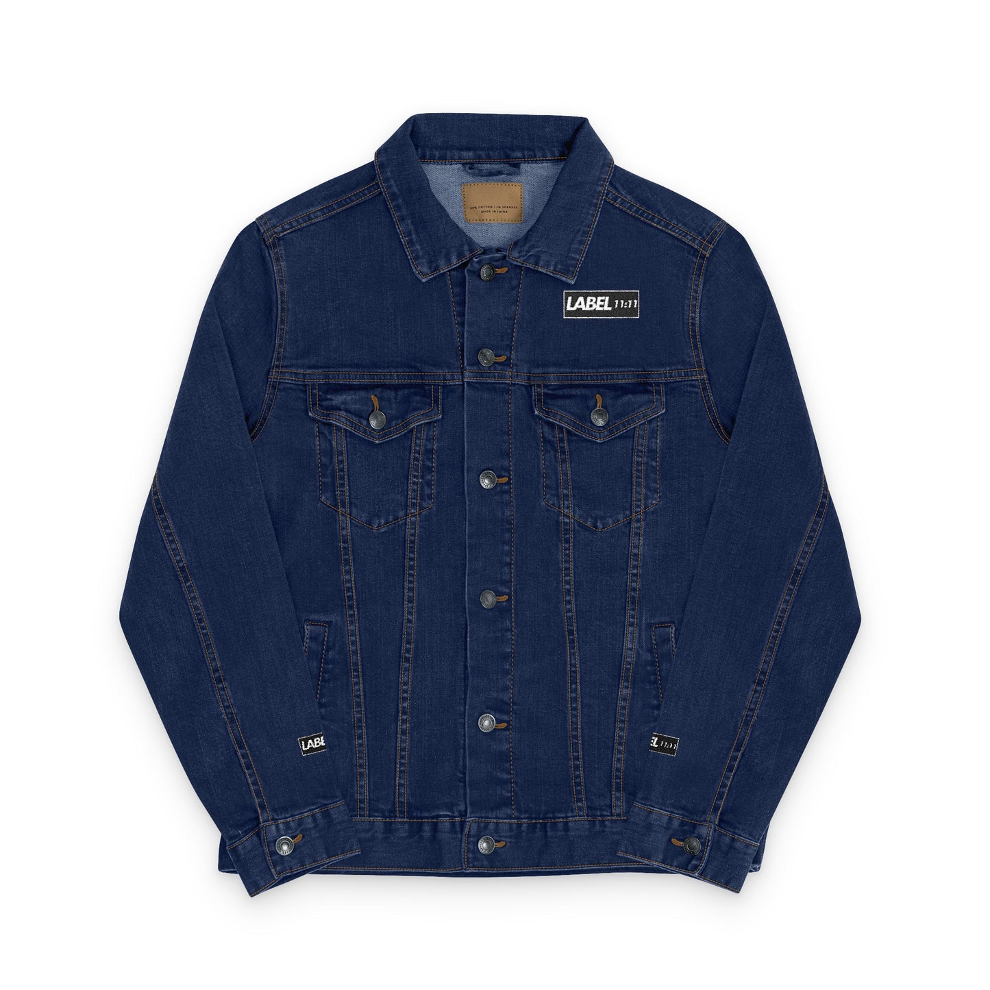 Embroidered Unisex Denim Jacket, Stylish Casual Outerwear for Every Occasion, Perfect Gift for Birthdays, Holidays, Fashion Statement