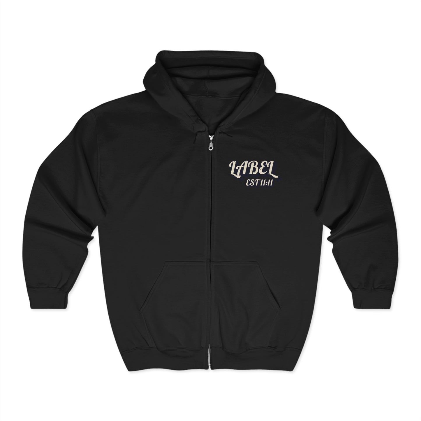 Unisex Heavy Blend™ Zip Hoodie - 'Lost My Cool' Skeleton Pig Design