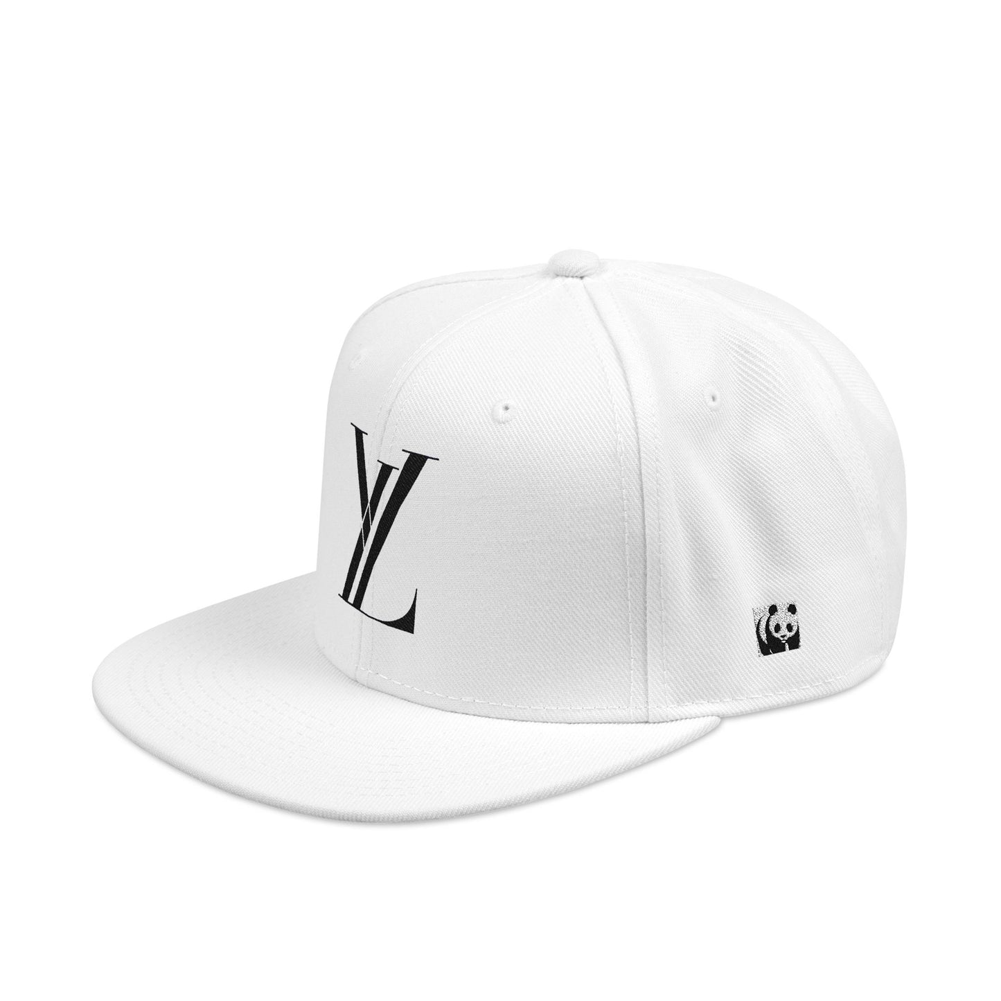 Embroidered YOLO Snapback by LABEL - Stylish White/ Black & Yellow Hat for Casual Outings
