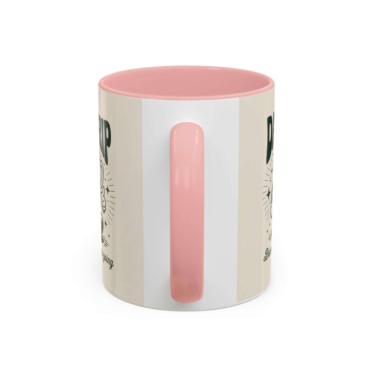 Coffee Drip Accent Mug | Funny Coffee Cup for Home, Office, Gift Ideas, Coffee Lovers, Birthday