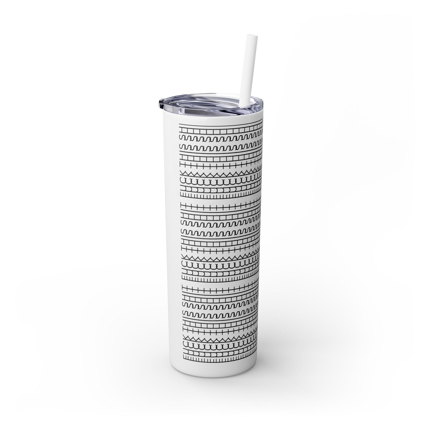 "FTS" Stylish Skinny Tumbler with Straw, 20oz - Perfect for Home, Office, Gifts, Travel, Daily Use - Minimalist Design for Every Occasion