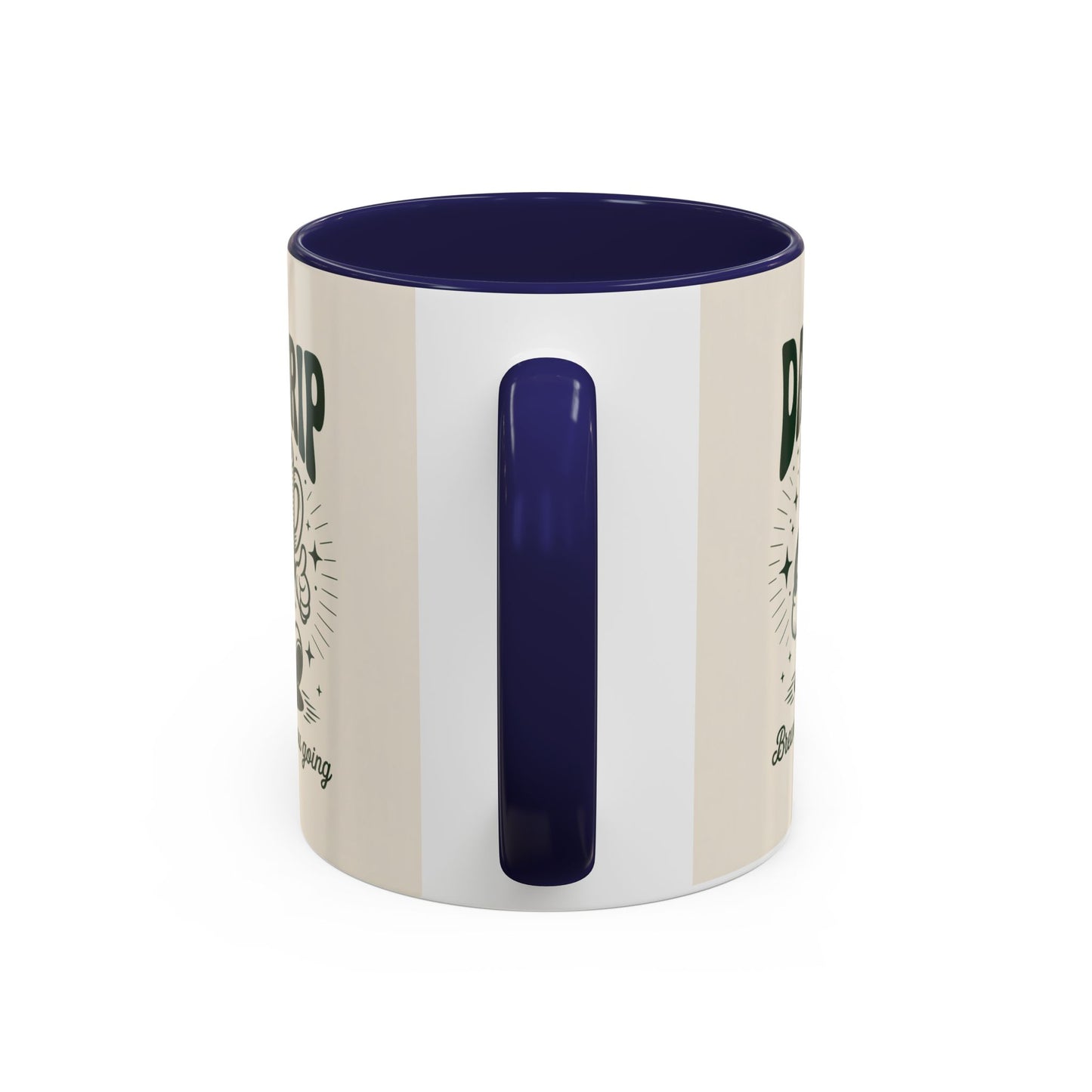 Coffee Drip Accent Mug | Funny Coffee Cup for Home, Office, Gift Ideas, Coffee Lovers, Birthday