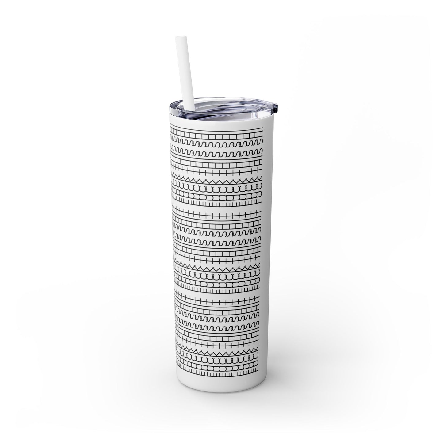 "FTS" Stylish Skinny Tumbler with Straw, 20oz - Perfect for Home, Office, Gifts, Travel, Daily Use - Minimalist Design for Every Occasion