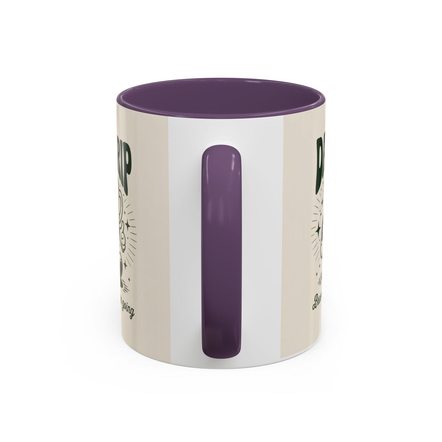 Coffee Drip Accent Mug | Funny Coffee Cup for Home, Office, Gift Ideas, Coffee Lovers, Birthday