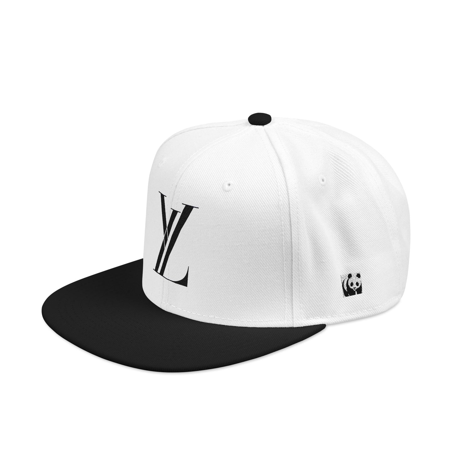 Embroidered YOLO Snapback by LABEL - Stylish White/ Black & Yellow Hat for Casual Outings