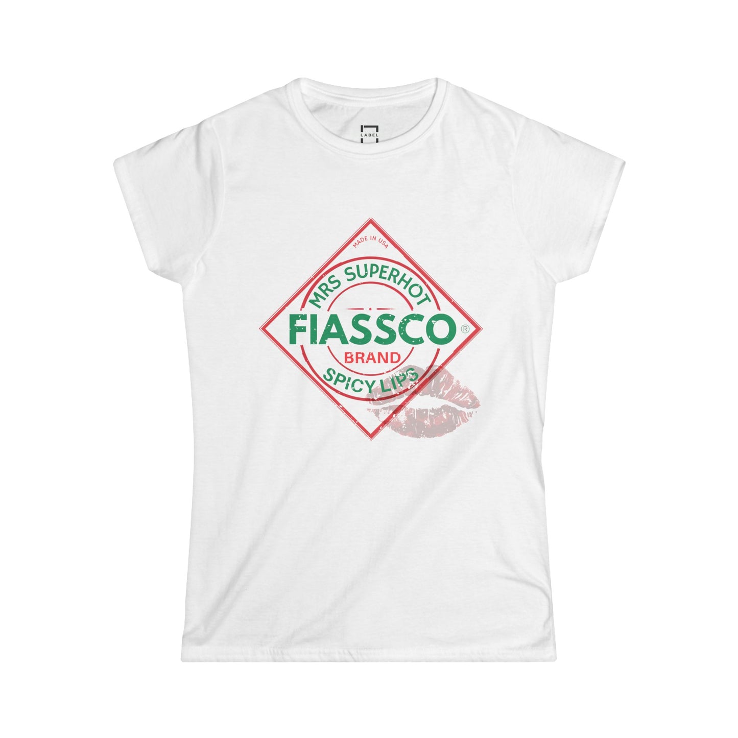 "Spicy Lips" Women's Softstyle Tee - Fun and Flirty T-Shirt for Spicy Lifers