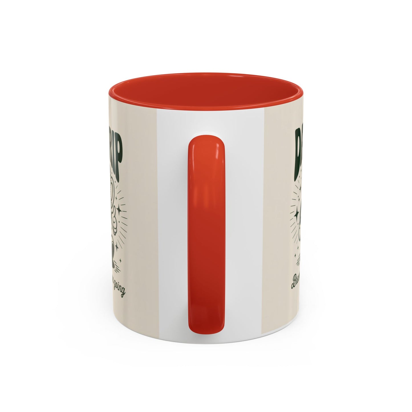 Coffee Drip Accent Mug | Funny Coffee Cup for Home, Office, Gift Ideas, Coffee Lovers, Birthday
