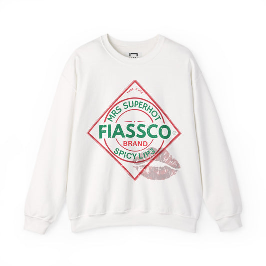 Spicy Lips Crewneck Sweatshirt - Fun Gift for Her, Valentine's Day, Cozy Fashion, Casual Style, Unisex Apparel