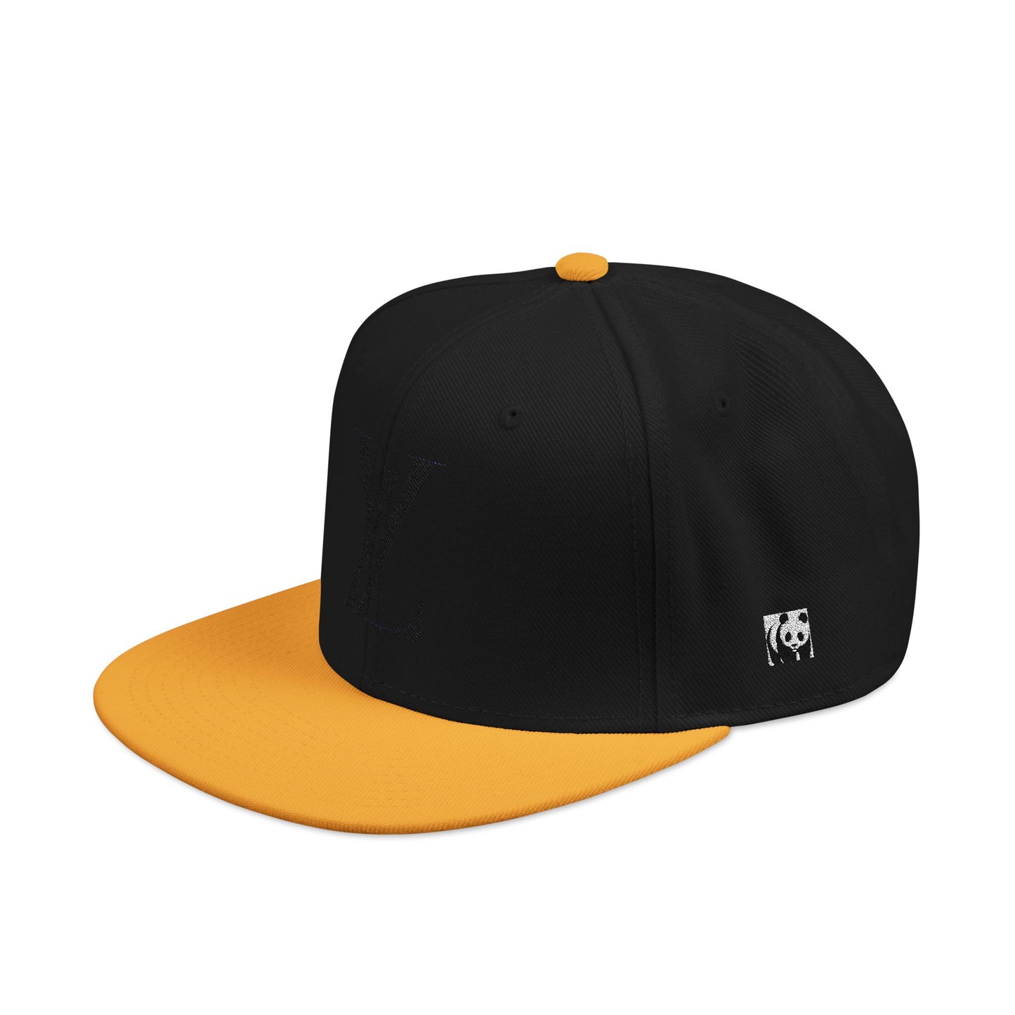 Embroidered YOLO Snapback by LABEL - Stylish White/ Black & Yellow Hat for Casual Outings