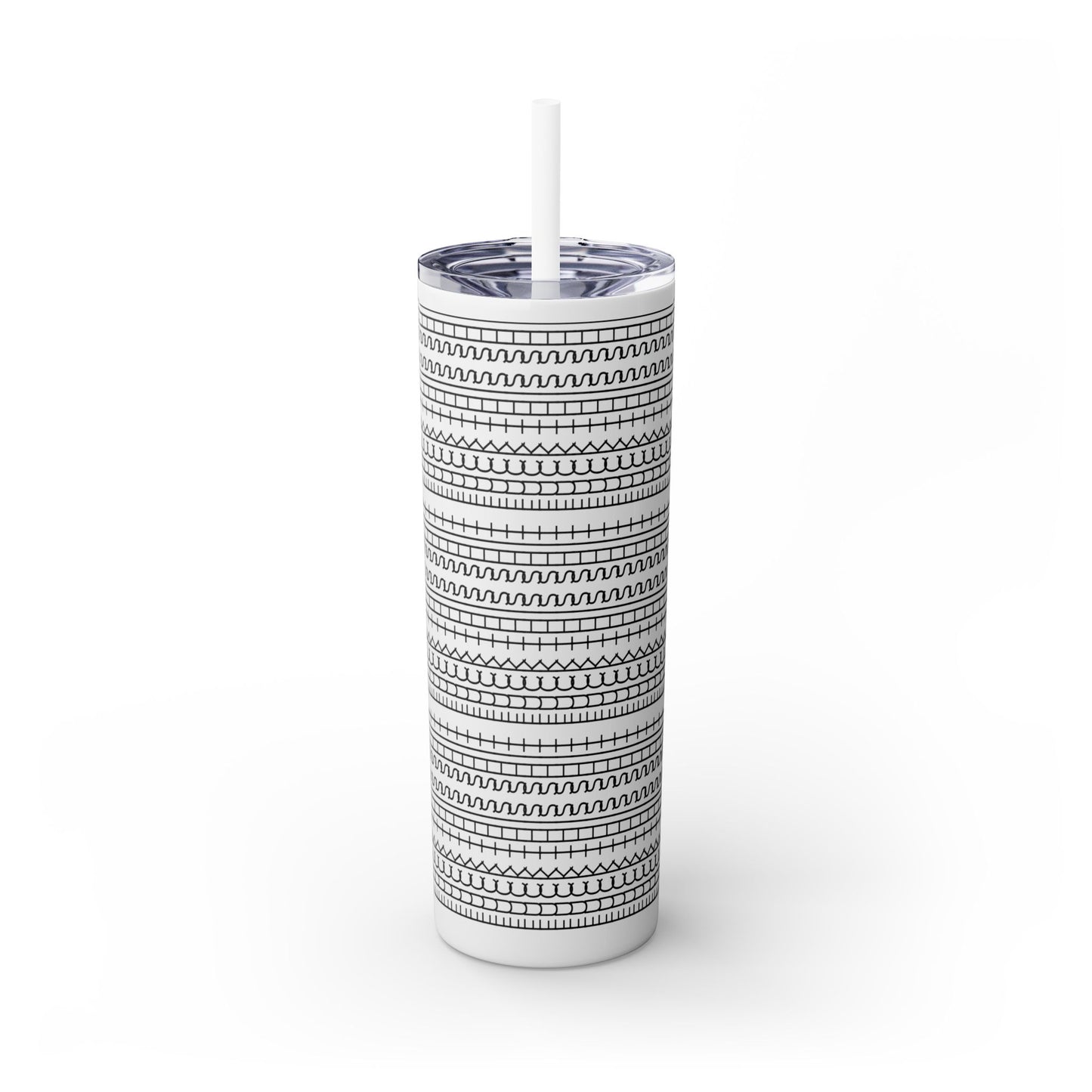"FTS" Stylish Skinny Tumbler with Straw, 20oz - Perfect for Home, Office, Gifts, Travel, Daily Use - Minimalist Design for Every Occasion