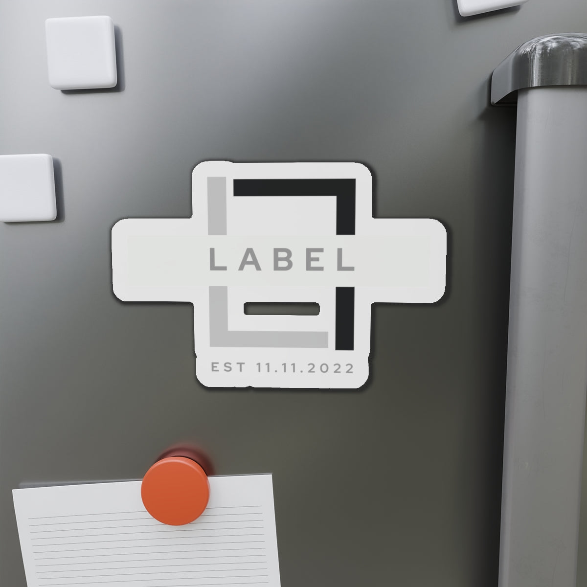 Modern Custom Die-Cut Magnets, Personalized Fridge Decor, Custom Label Magnetic Stickers, Home and Office Organization, Gift Idea for [...]