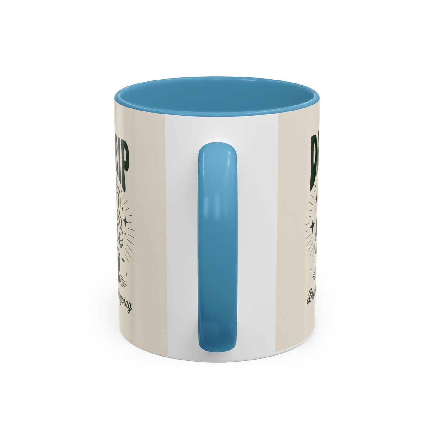 Coffee Drip Accent Mug | Funny Coffee Cup for Home, Office, Gift Ideas, Coffee Lovers, Birthday