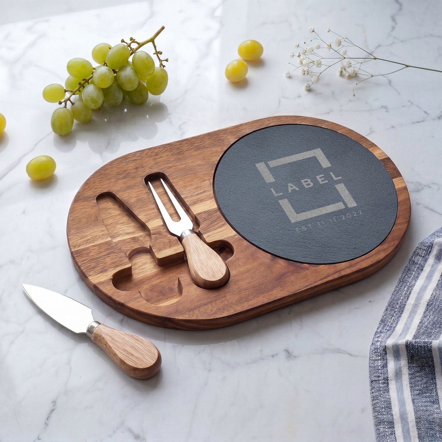 The Bracket — Charcuterie Board (Engraved)