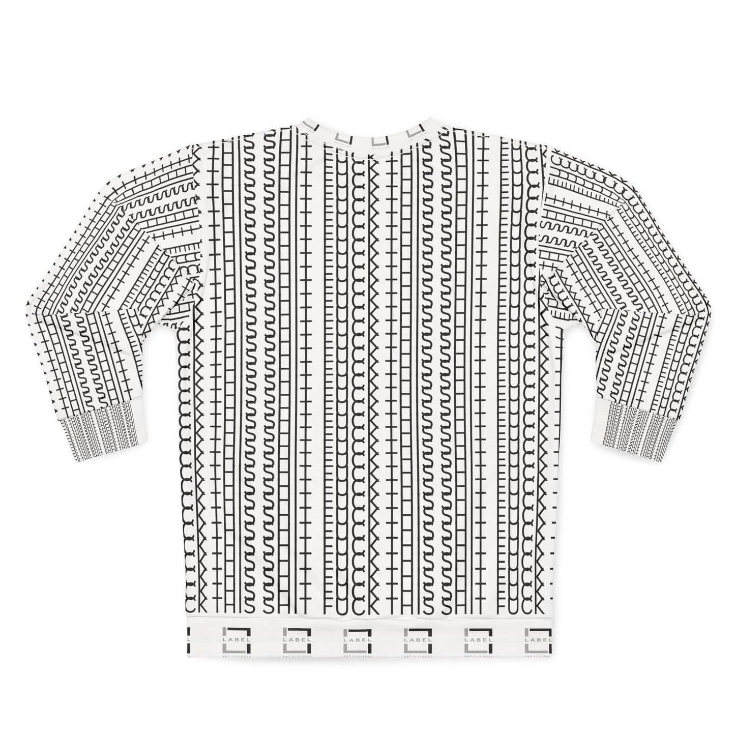 Stylish Unisex Sweatshirt, Trendy Graphic Sweatshirt, Cozy Casual Wear, Unique Gift for Him & Her, Comfortable AOP Design